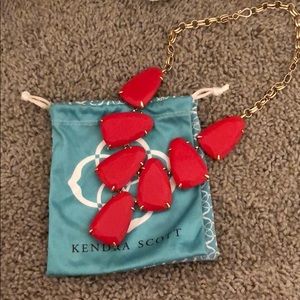 Kendra Scott Red Harlow Necklace